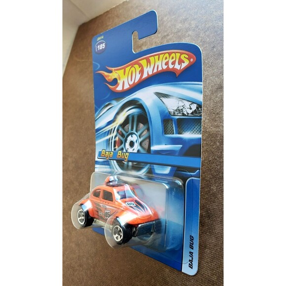 2005 Hot Wheels BAJA BUG Fluorescent Orange MYSTERY CARS KAR KEEPER INT'L CARD! - Picture 11 of 16